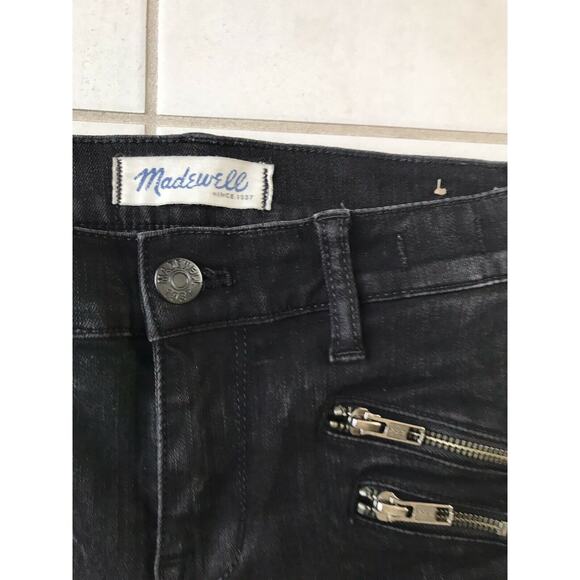 Madewell Low Rise Distressed Stretch Skinny Skinny Denim Jeans - Picture 3 of 7